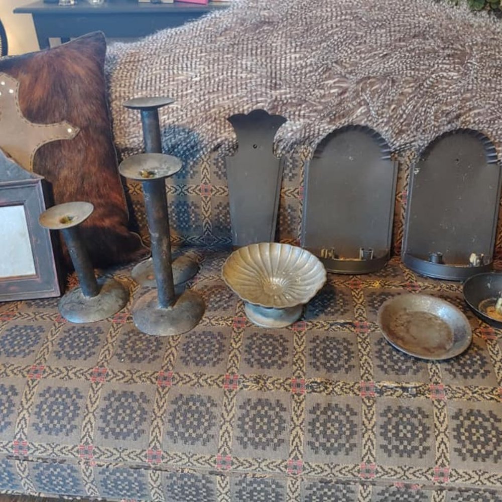 Vintage candle sticks.